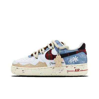 [Custom Merry Crumbs] Air Force 1 Low Skateboard Shoes Unisex