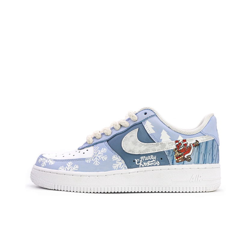 [Custom Frosty Christmas] Air Force 1 Skateboarding Shoes Unisex