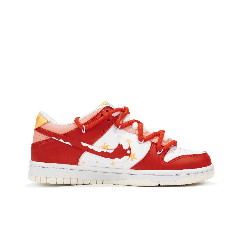 [Custom Christmas Bear] Dunk Skateboarding Shoes Unisex Low-top