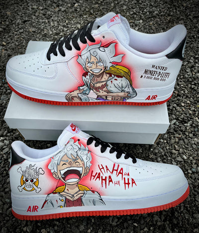 [Custom One piece luffy Gear 5] Air Force 1 Skateboarding Shoes Unisex