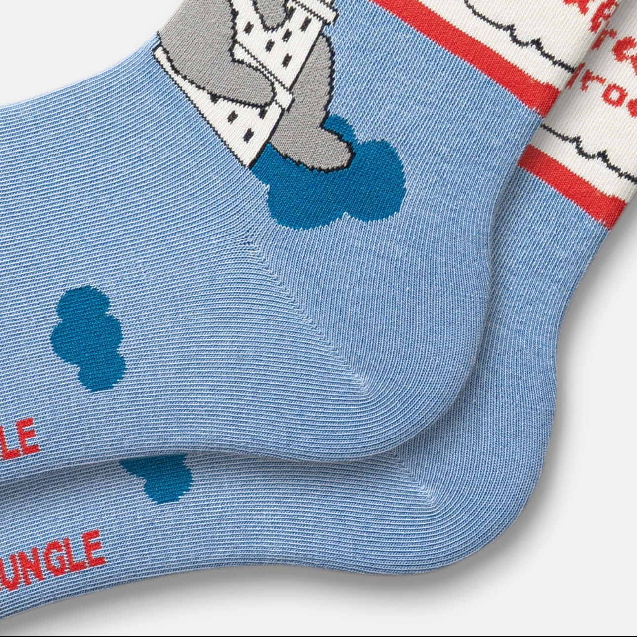 Cute Era - Oil Painting Trend Cartoon Design Sense Boneless Mid-Calf Socks Men And Women Alike 5 Pairs