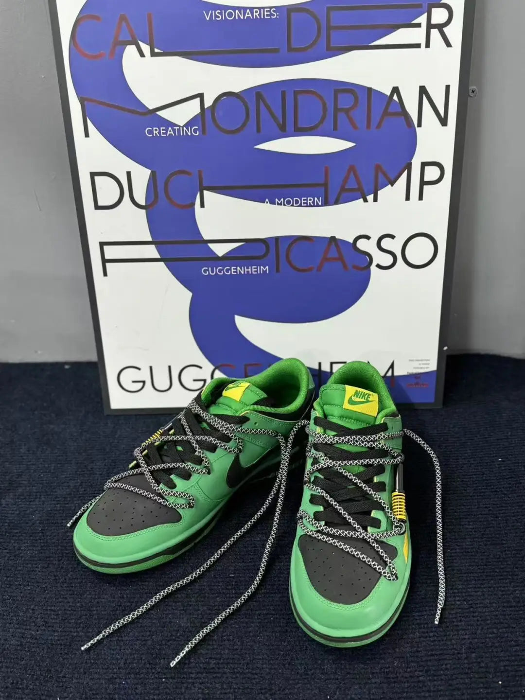 [Custom Green Goblin] Dunk  Low-top Skateboarding Shoes Men Green/Black