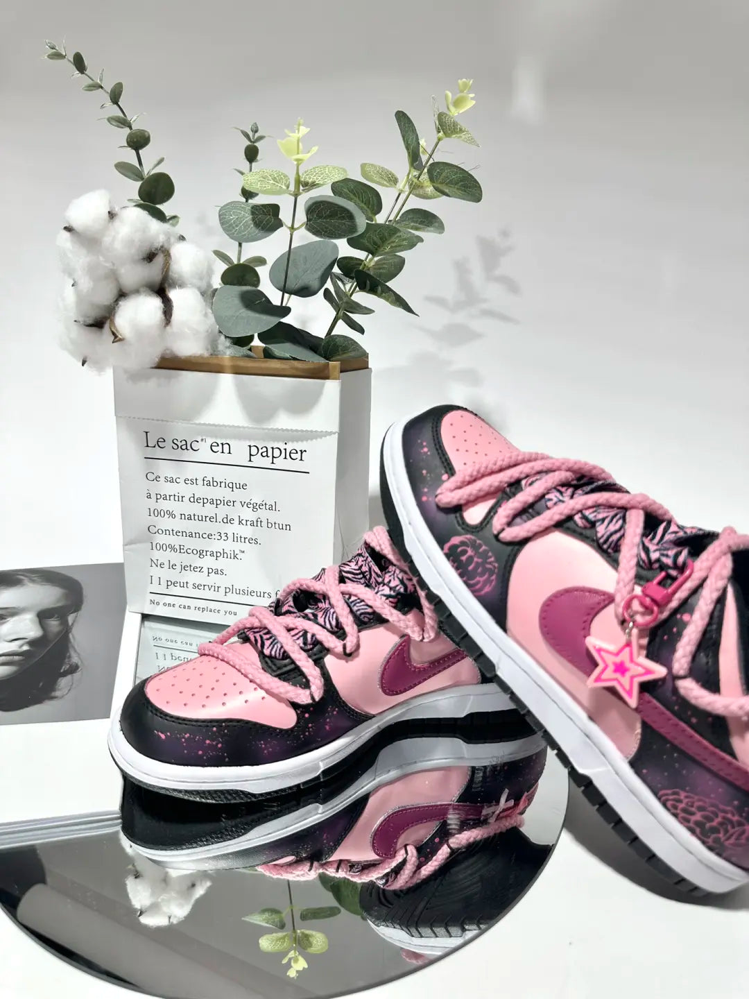 [Custom Sensenberry]  Dunk Skateboarding Shoes Women's