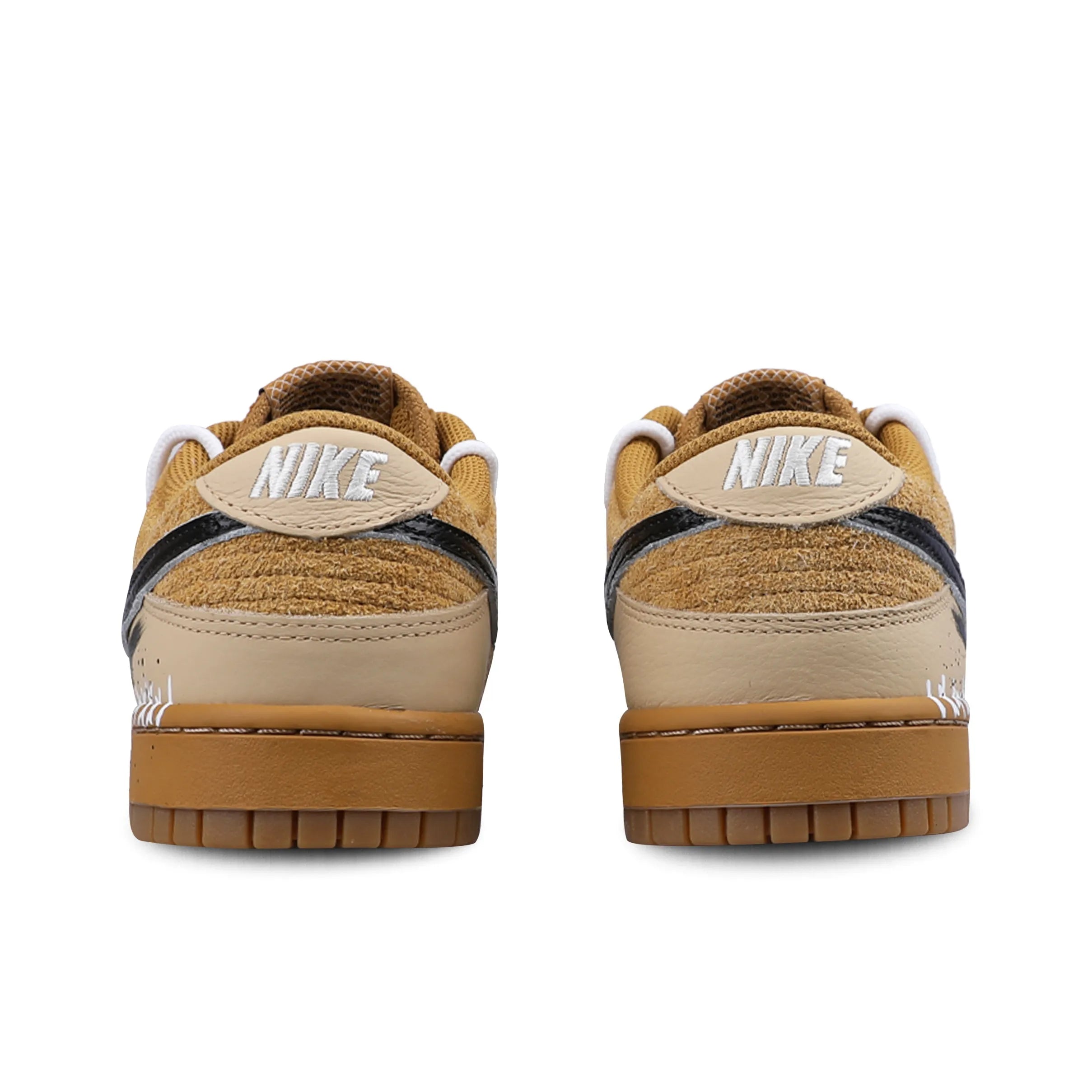 [Custom Waffles - Wheat] Dunk Low Skateboarding Shoes Unisex Brown