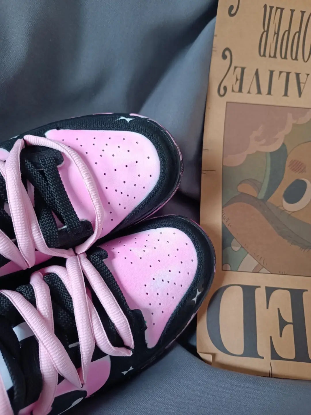 [Custom team66 Midnight Blush]  Dunk Skateboarding Shoes Men