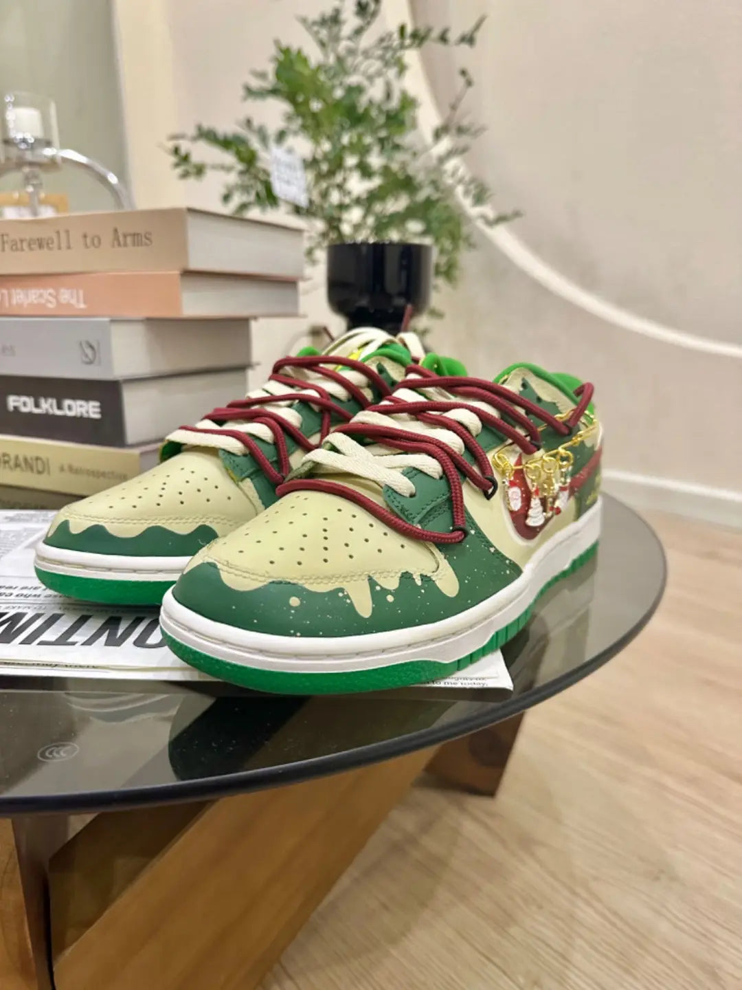 [Custom Christmas Dream Tour] Dunk Skateboarding Shoes Unisex Low-top