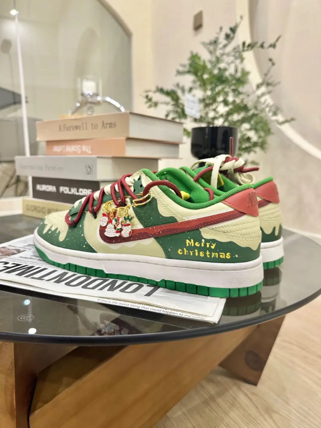 [Custom Christmas Dream Tour] Dunk Skateboarding Shoes Unisex Low-top