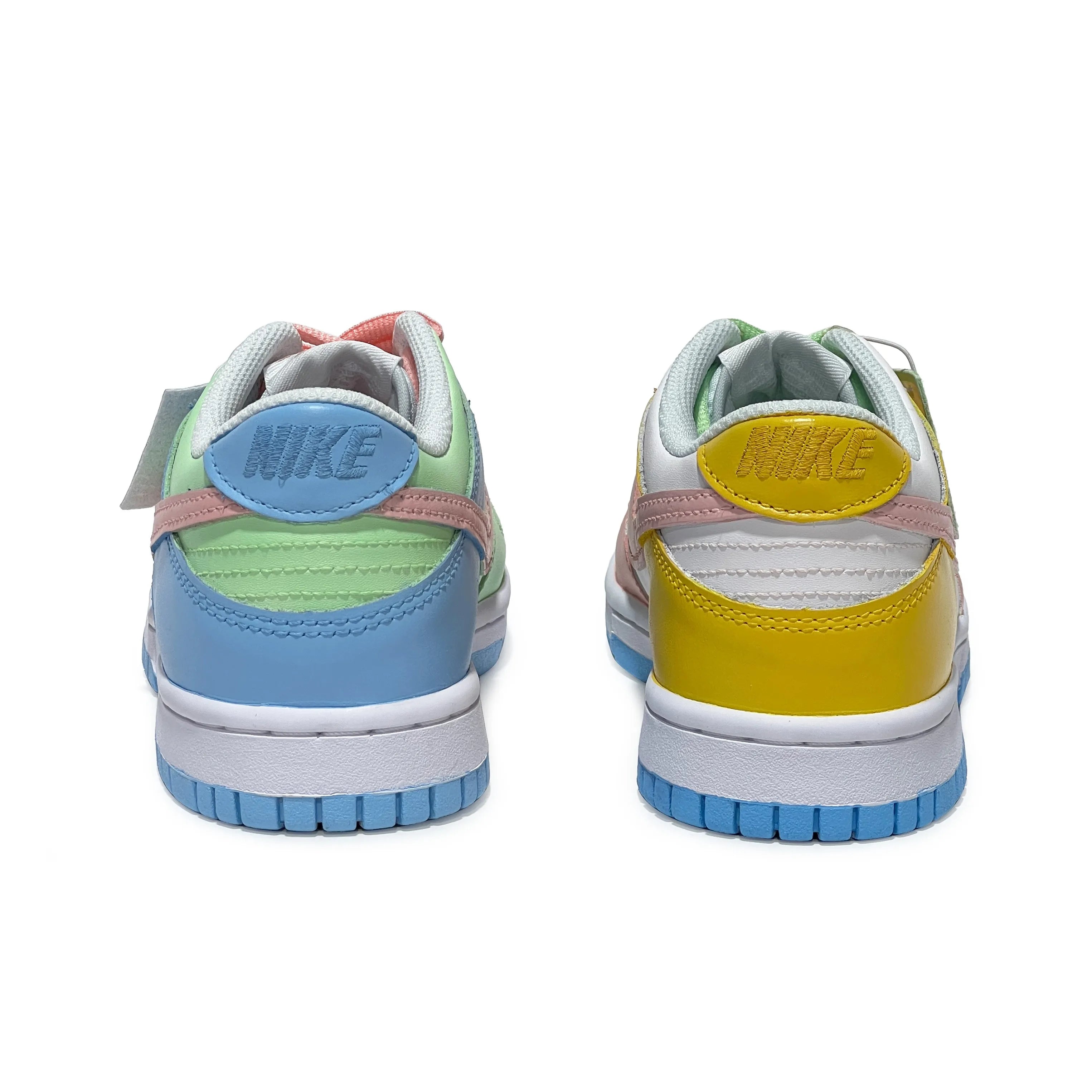 [Custom Candy] Dunk Skateboarding Shoes Unisex Low-top Green/Pink