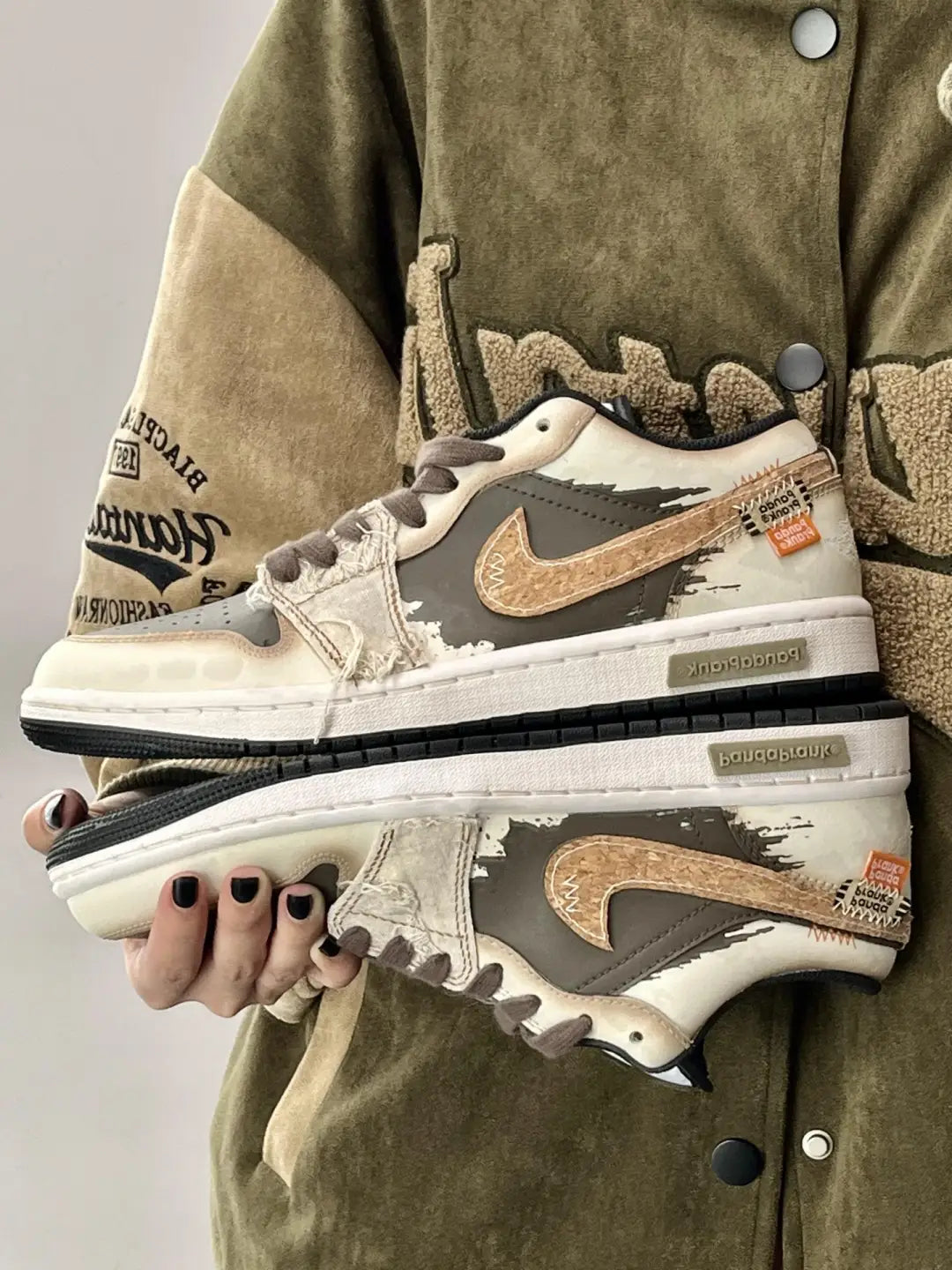 [Custom Sandstorm]Air Jordan 1 Low Unisex Brown