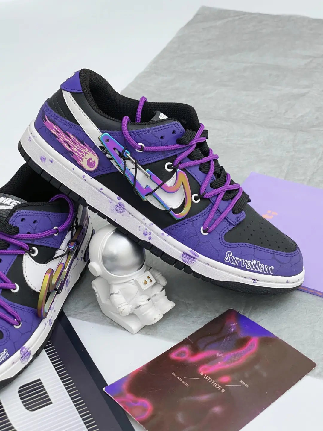 [Custom Comets ]  Dunk Skateboarding Shoes Men