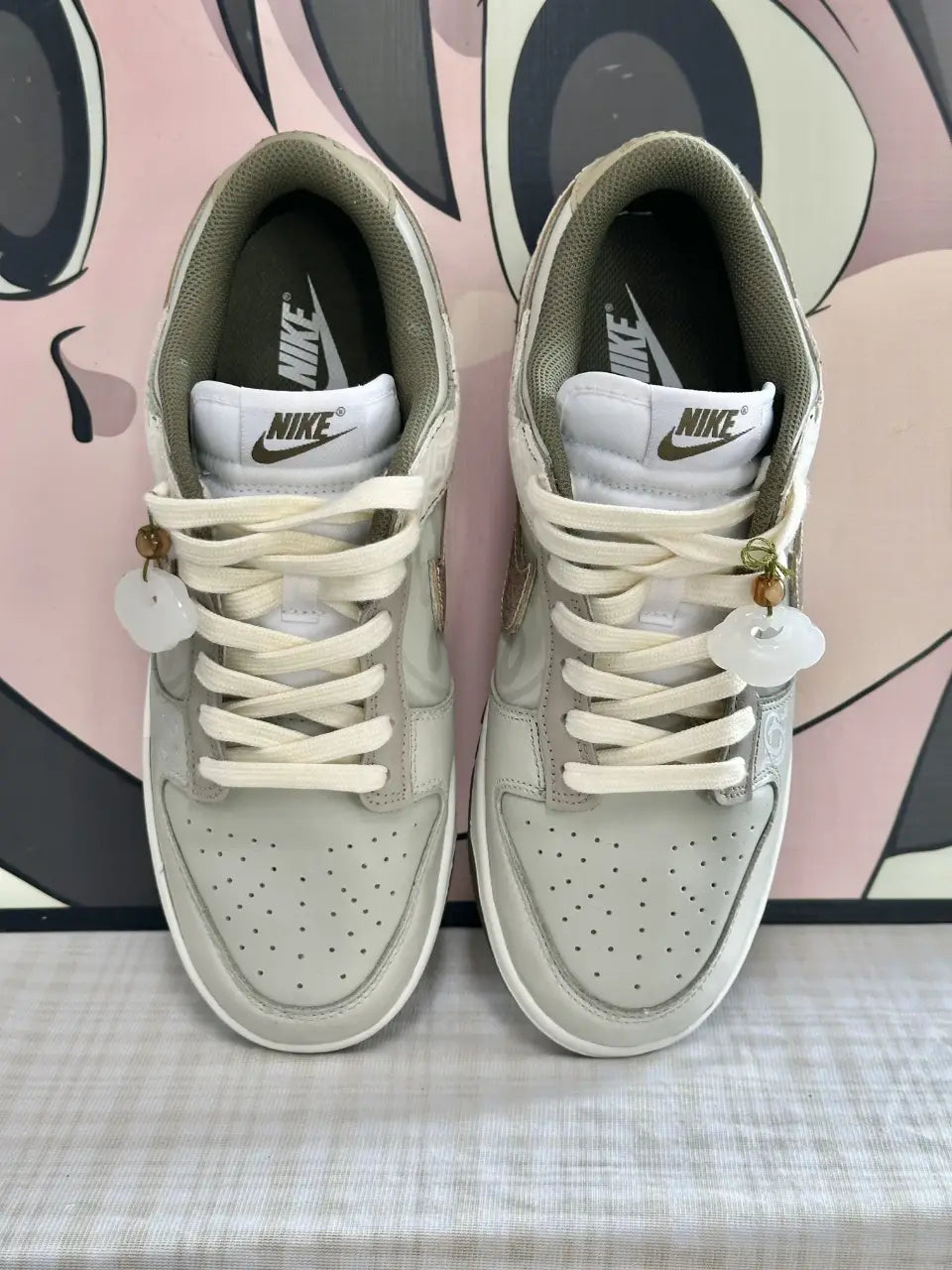 Evergreen Wood and Jade - Women's Dunk Low Custom