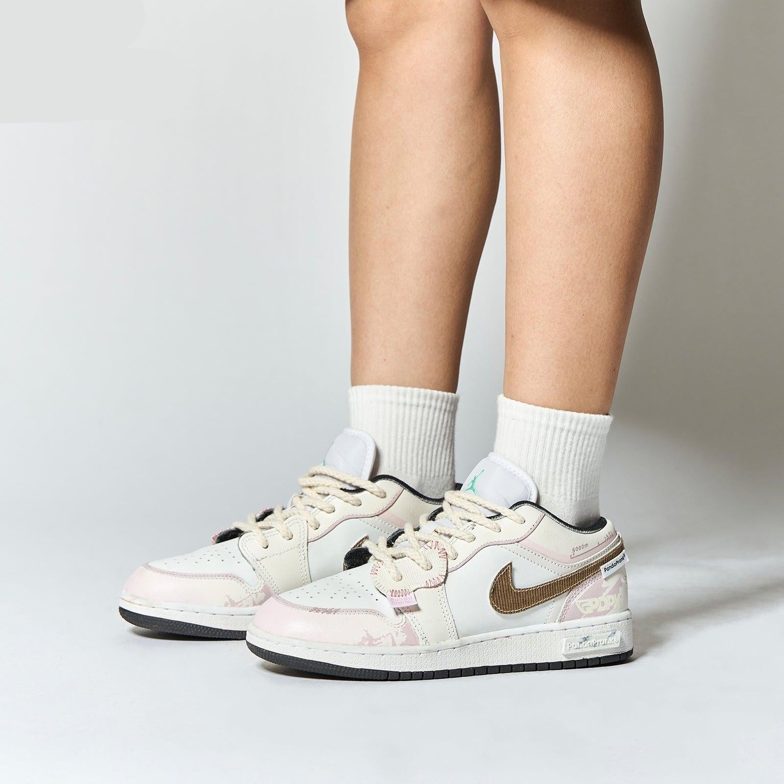 Rainbow Wings - Women's Jordan 1 Low Custom