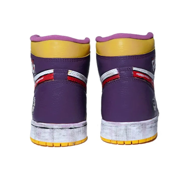 [Custom Joker Hand-paint] Air Jordan 1 Retro High OG Top Unisex Skateboarding Shoes