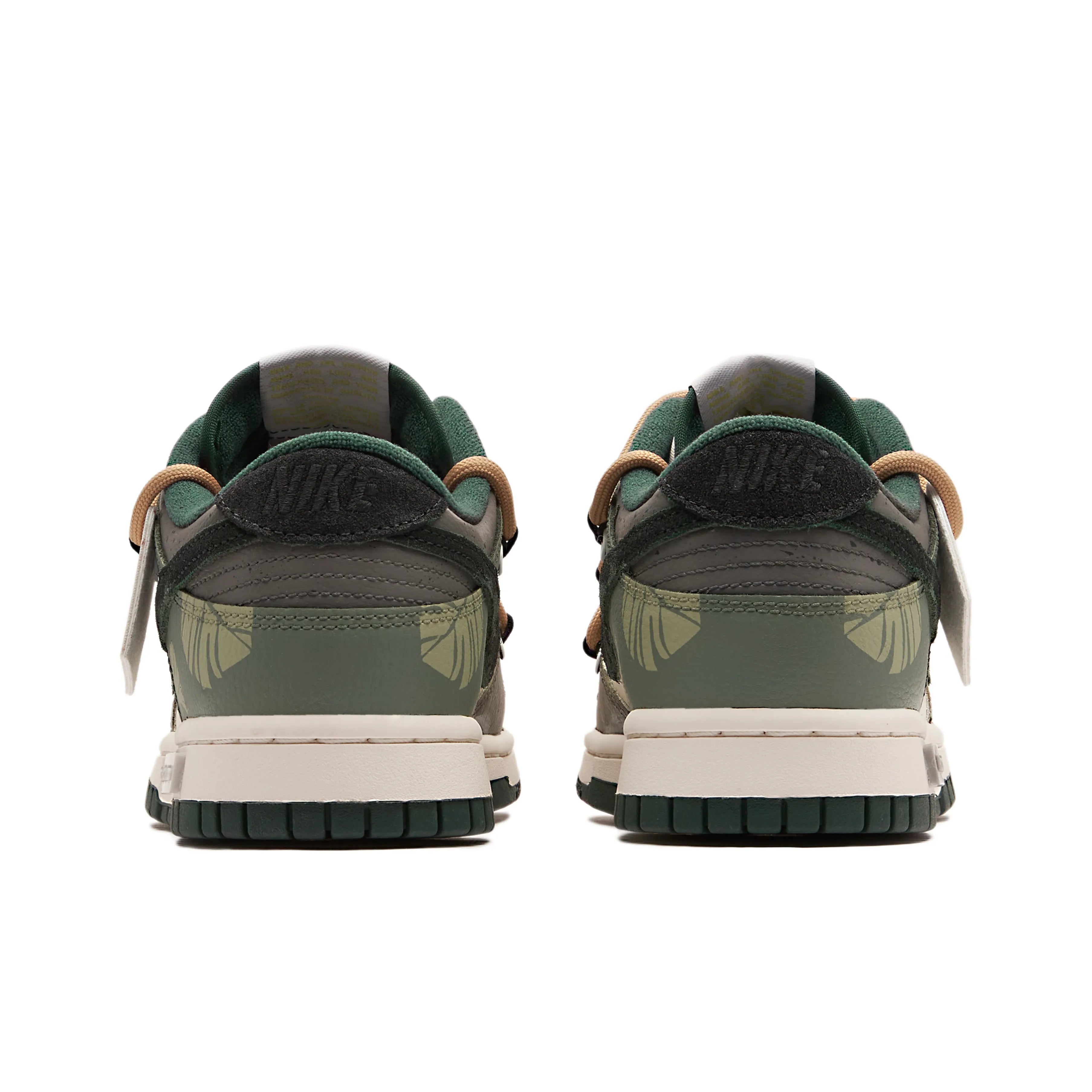 [Custom Floating Abyss] Dunk Skateboarding Shoes Unisex Green/Brown