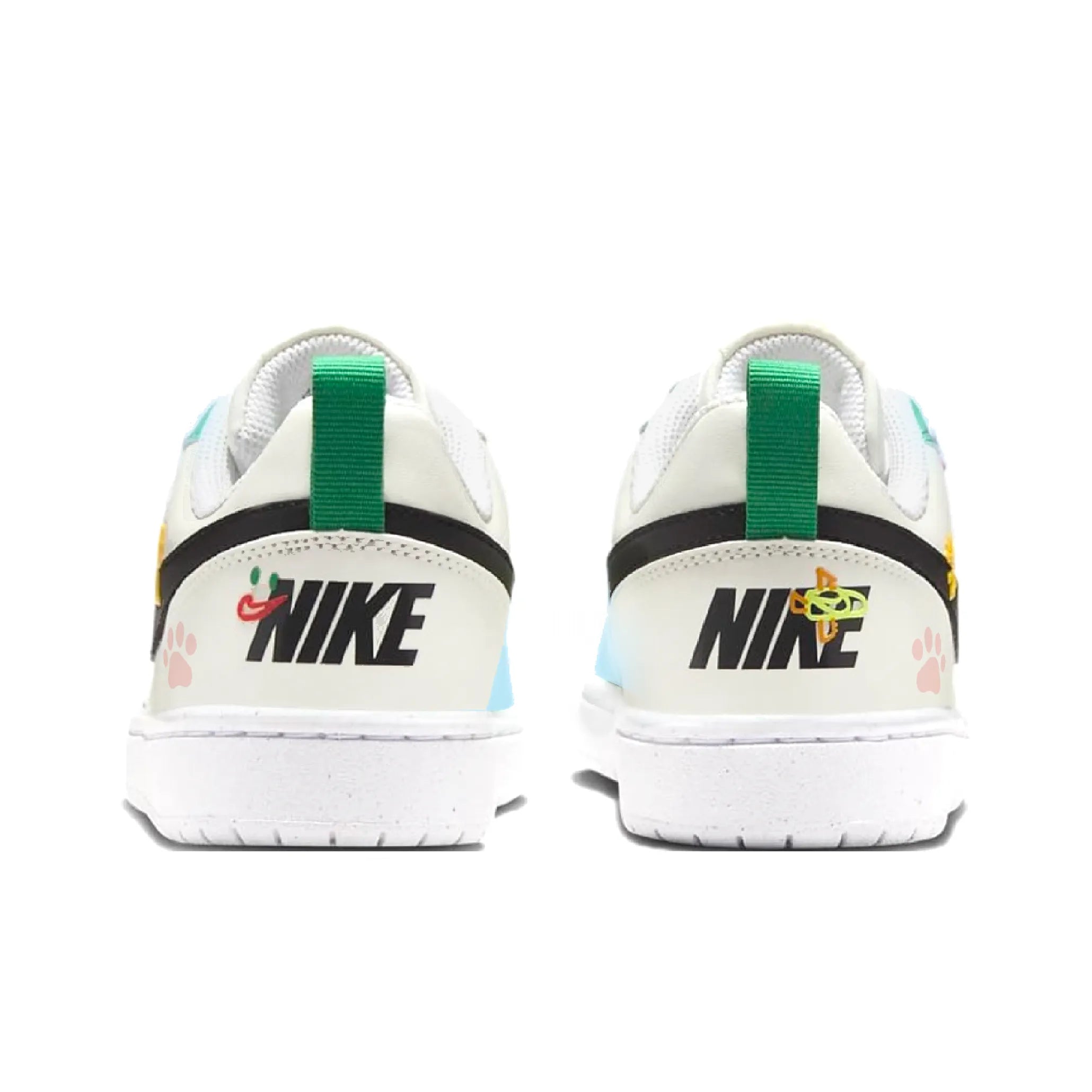 [Custom Unlimited Fun/Blue&Pink] Court Borough Skateboard Shoes For Children Unisex