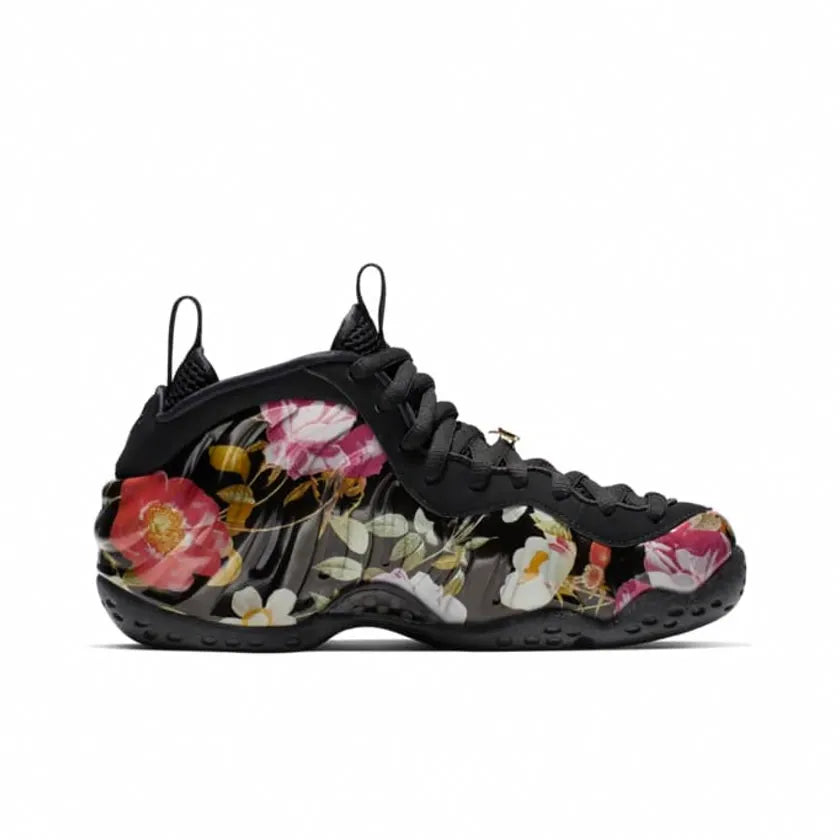 [Custom Floral PU] Foamposite One Mid-top Retro Basketball Shoes Unisex