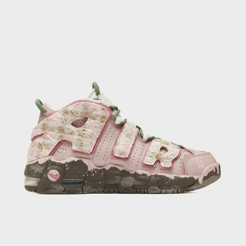Rosy Charm - Women's Air More Uptempo Custom