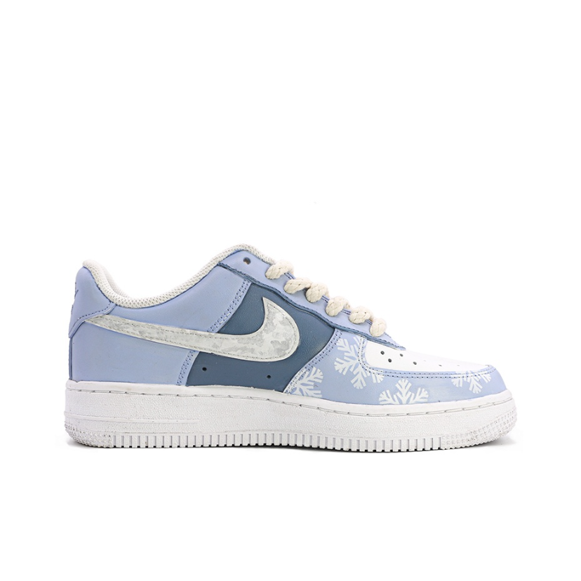 [Custom Frosty Christmas] Air Force 1 Skateboarding Shoes Unisex