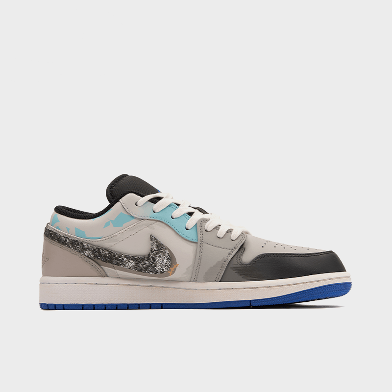 Vast Ocean - Men's Jordan 1 Low Custom