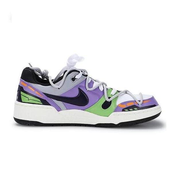 [Custom Evangelion EVA01 ] Full Force Skateboard Shoes Unisex Purple/Green