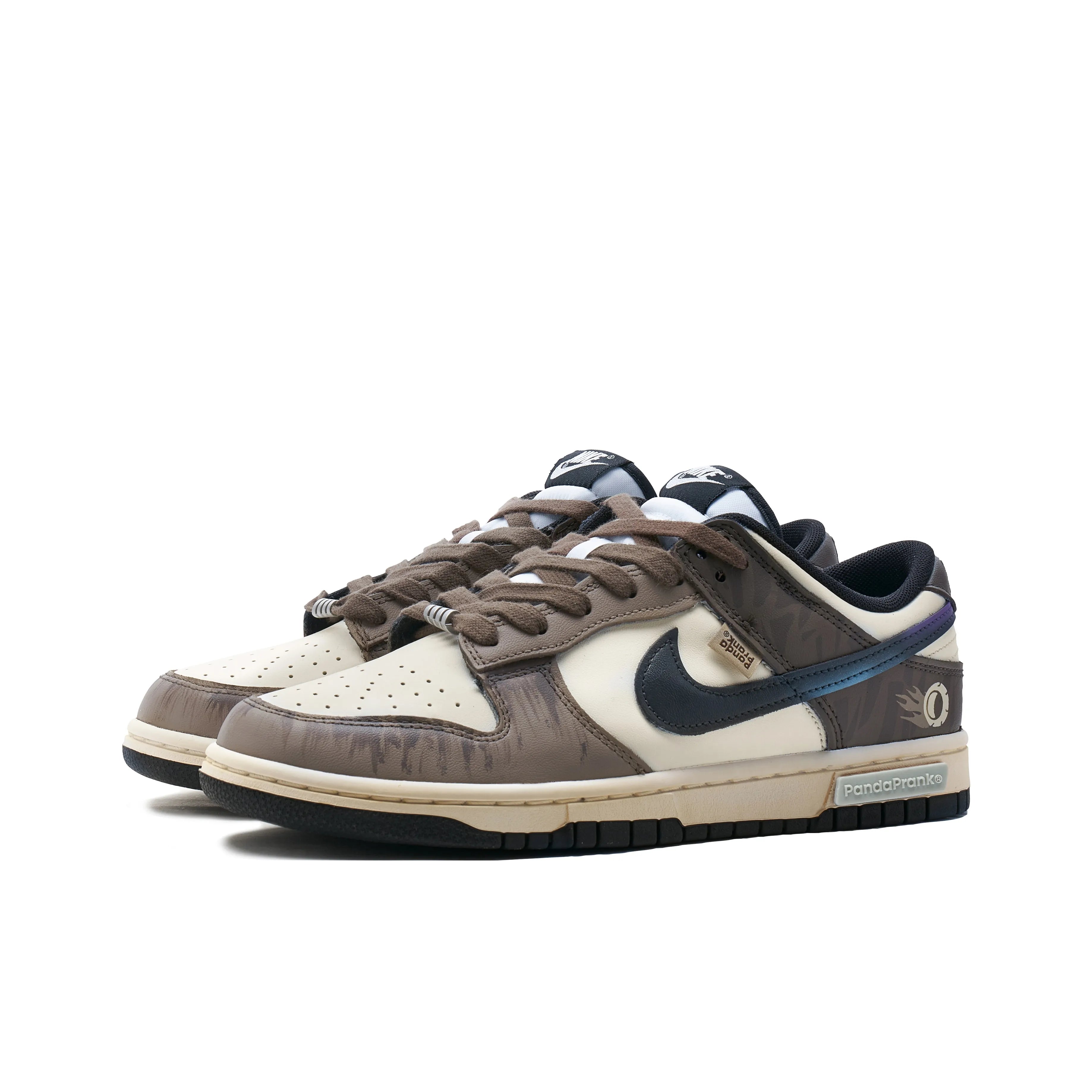 [Custom Dust] Dunk Skateboarding Shoes Unisex Brown