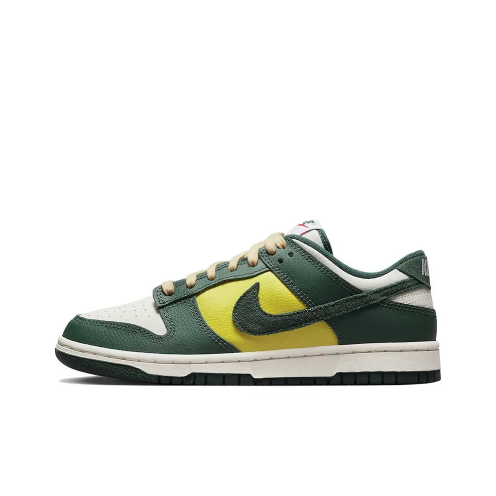 [Custom Floating Abyss] Dunk Skateboarding Shoes Unisex Green/Brown