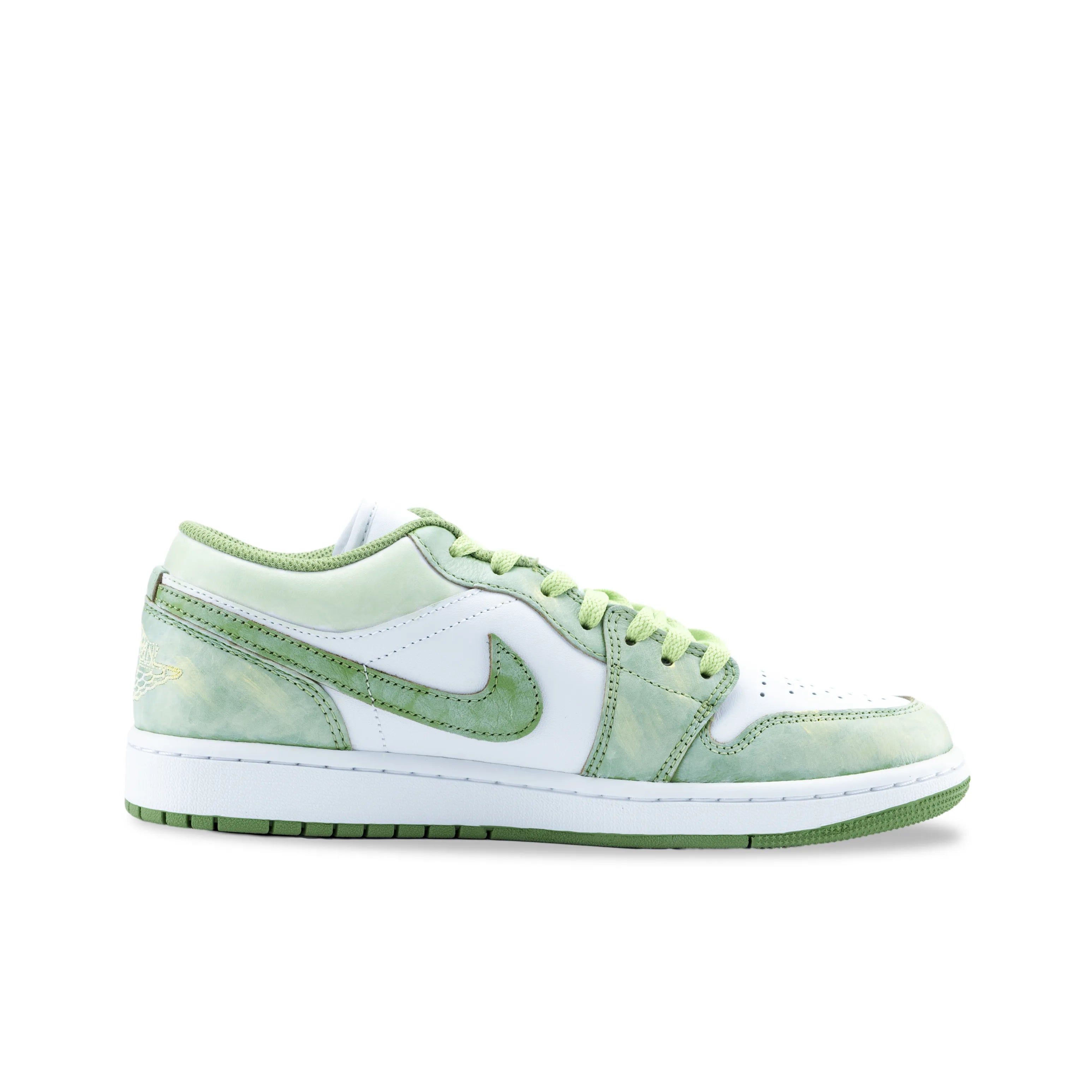 [Custom Tundra] Air Jordan Low - Top Skateboarding Shoes Unisex Green