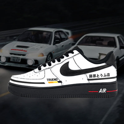 [Custom Initial D, AE86] Air Force 1 Skateboarding Shoes Unisex Low-top