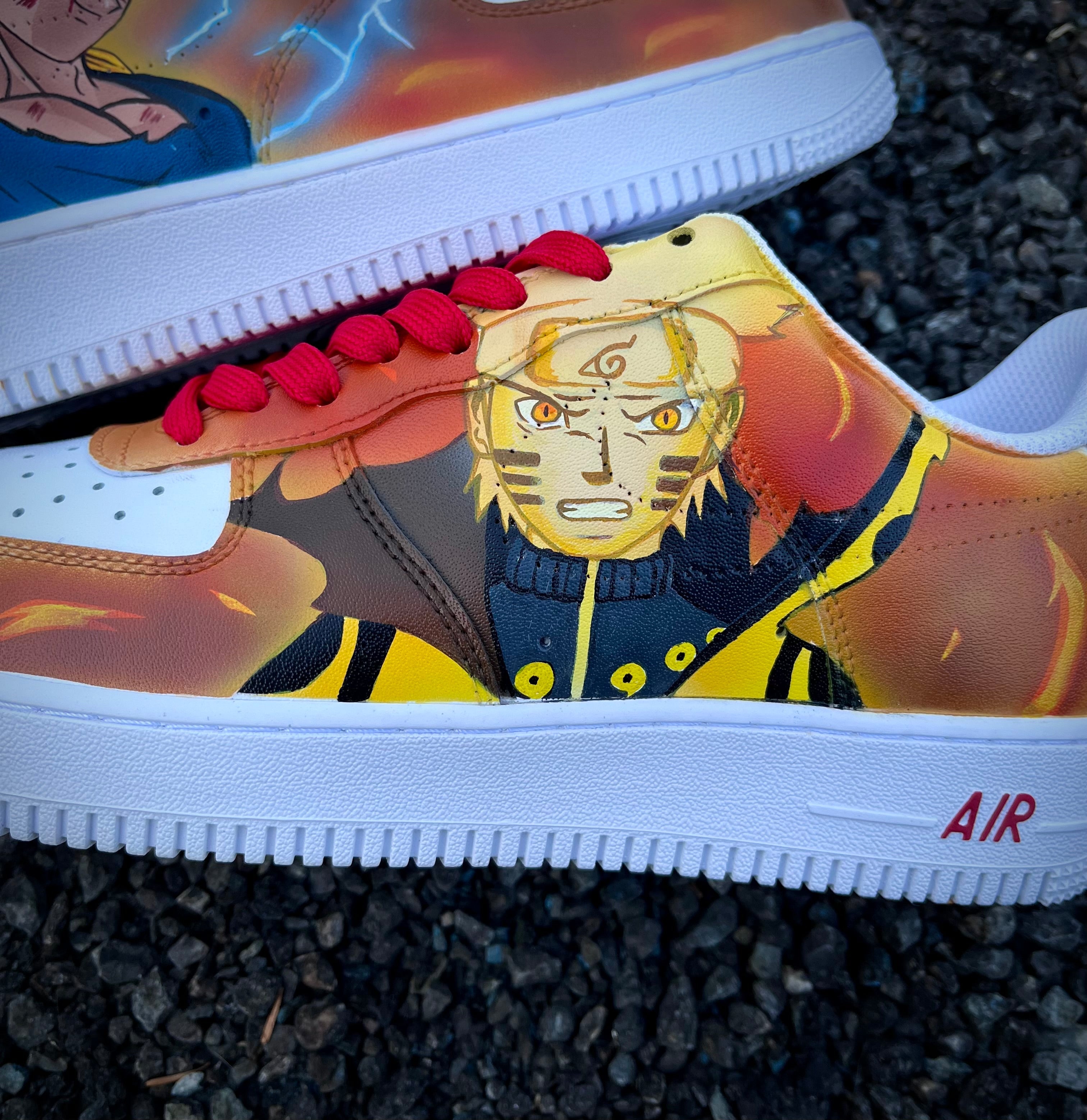 [Custom Naruto vs Goku / Dragon ball] Air Force 1 Skateboarding Shoes Unisex