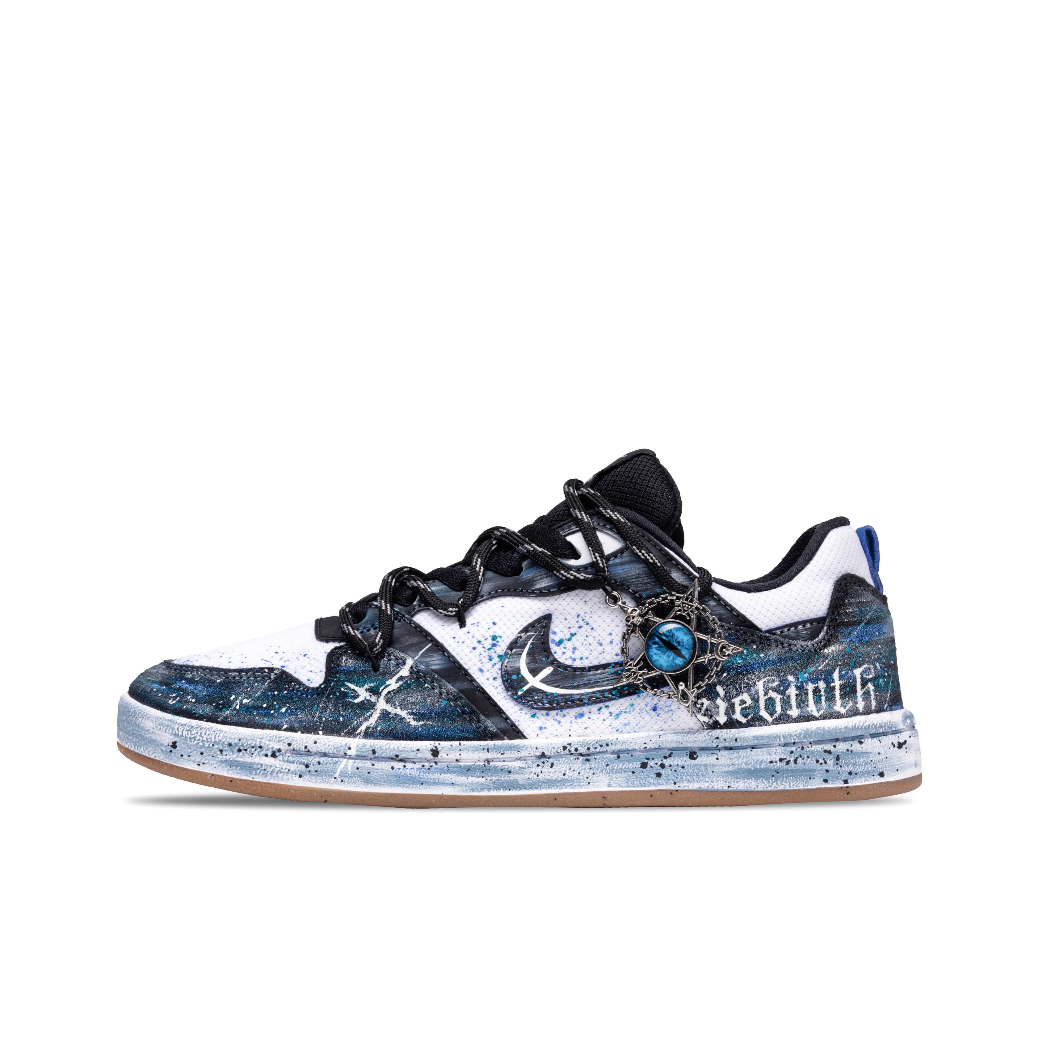 [Custom Alleyoop] SB Skateboarding Shoes Unisex Low-top Blue/Black