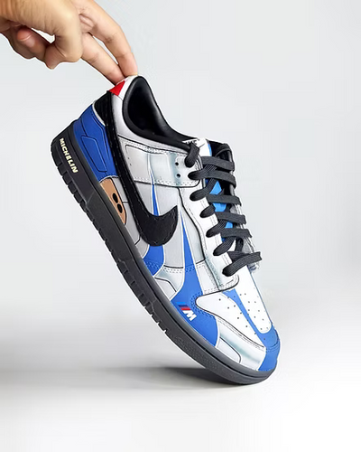 [Custom M3 GTR] Dunk Skateboarding Shoes Unisex Blue