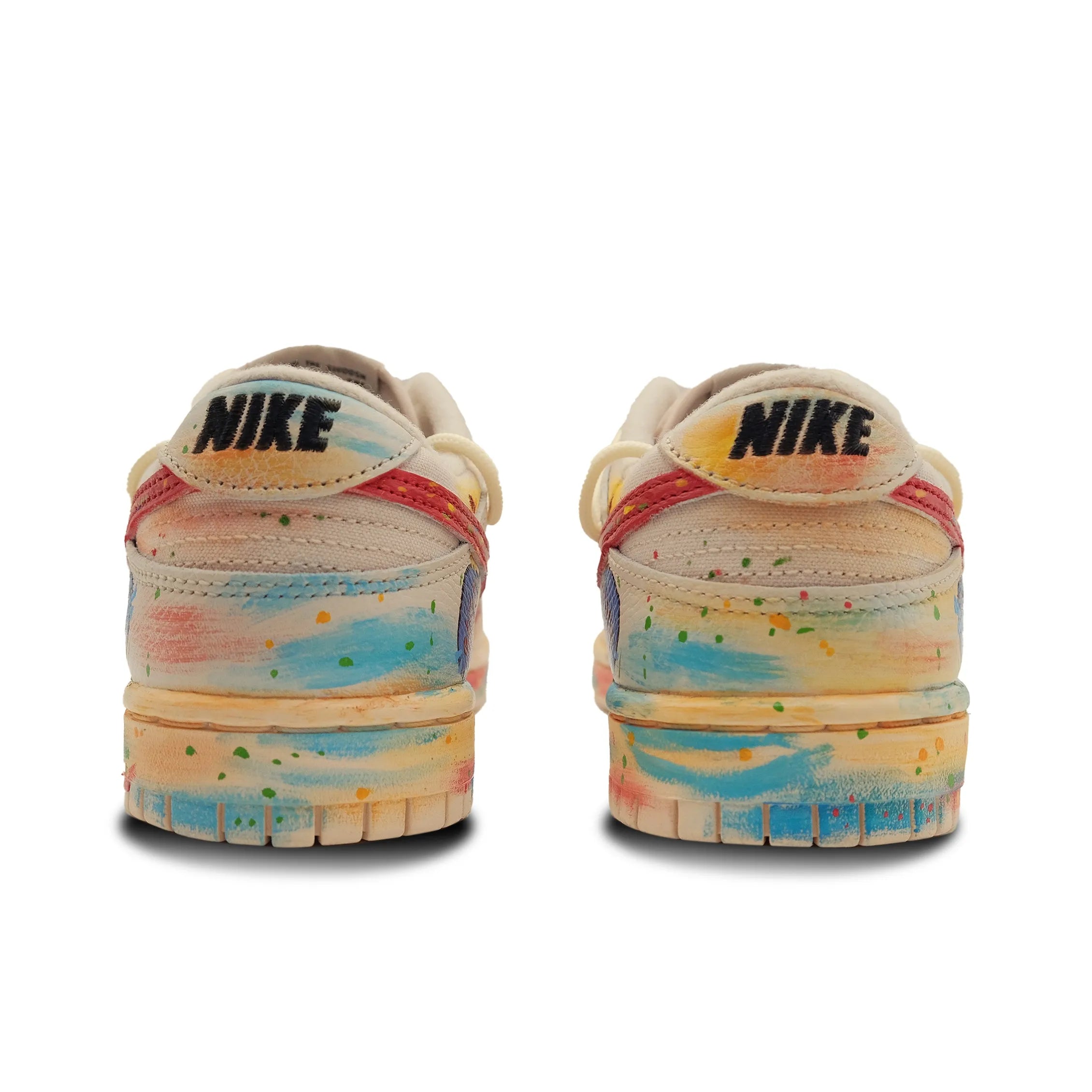 [Custom Alien Spaceship] Dunk Low Skateboard Shoes Unisex Colorful Graffiti