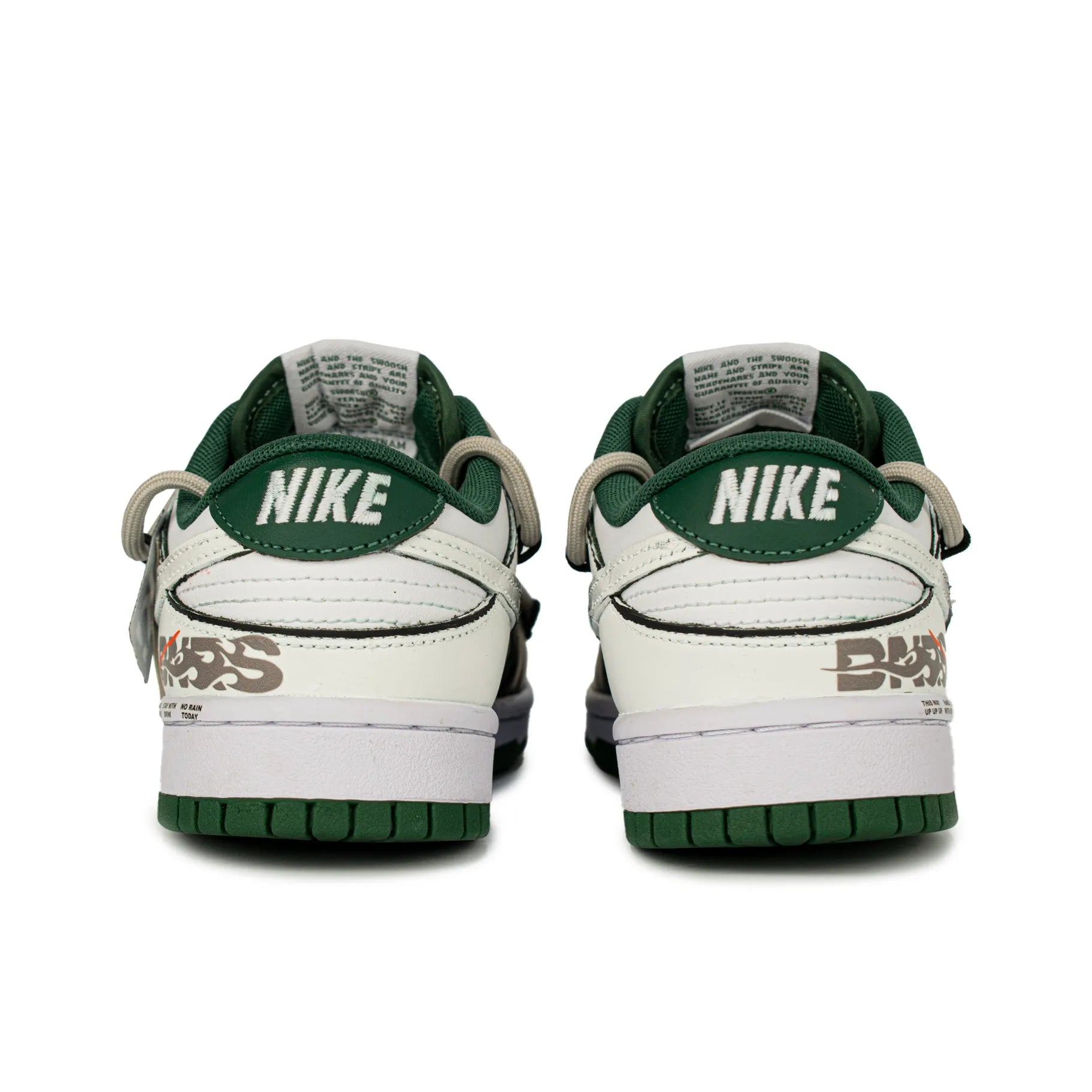 [Custom Blue Ocean x Grassy Area] Dunk Skateboarding Shoes Unisex