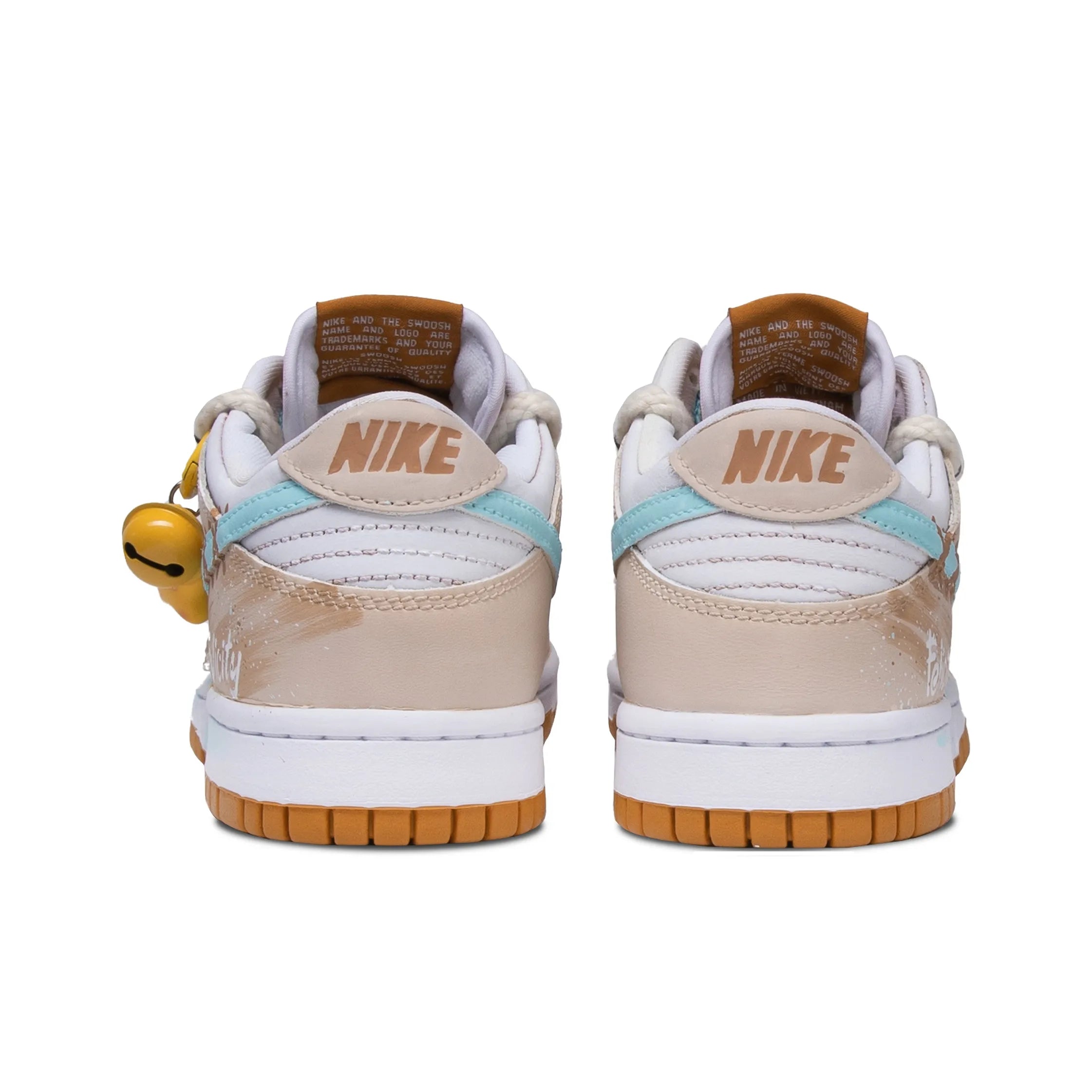 [Custom Orange Sugar Cubes] Dunk Skateboarding Shoes Unisex Low-top Orange/Blue