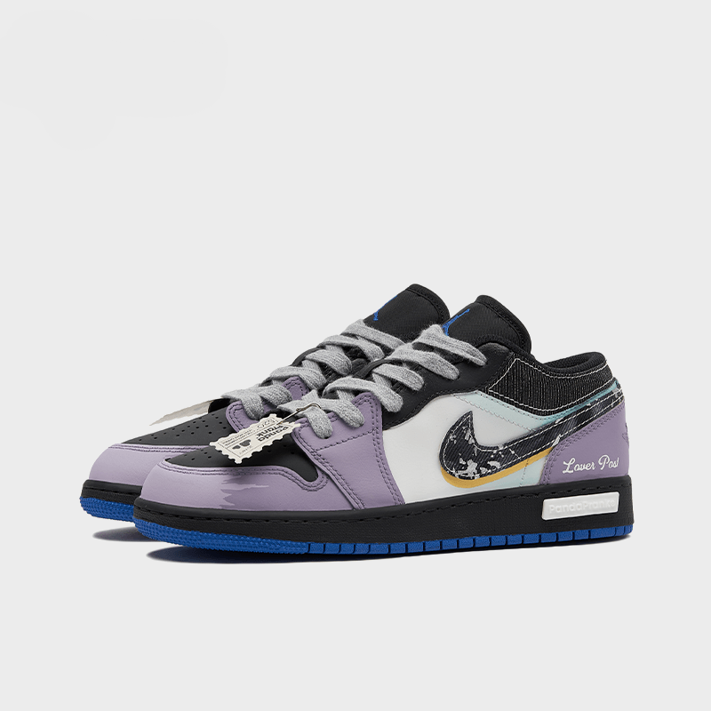 Purple Love - Unisex Jordan 1 Low Custom