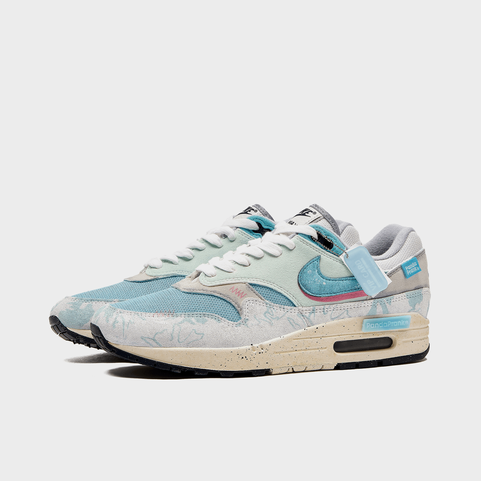 Blue-Green Boat - Men's Air Max 1 Custom