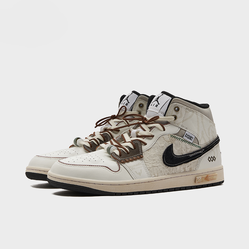 Reflecting Cloud - Men's Jordan 1 Mid Custom