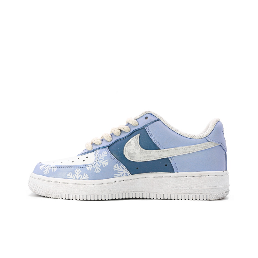[Custom Frosty Christmas] Air Force 1 Skateboarding Shoes Unisex