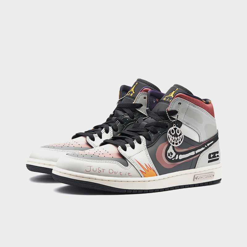 Skeleton Boy - Men's Jordan 1 Mid Custom