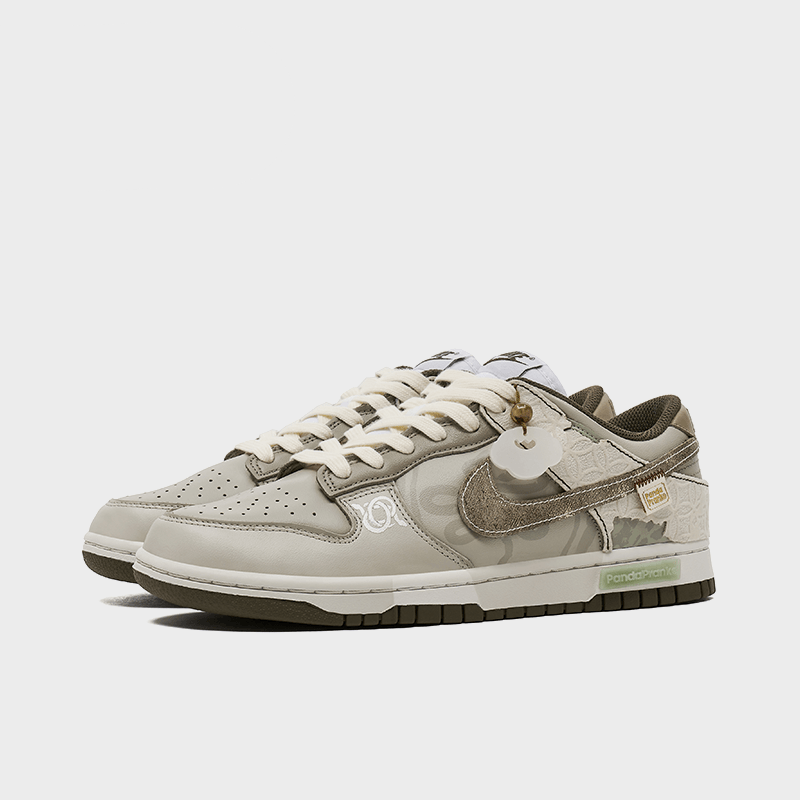 Evergreen Wood and Jade - Women's Dunk Low Custom