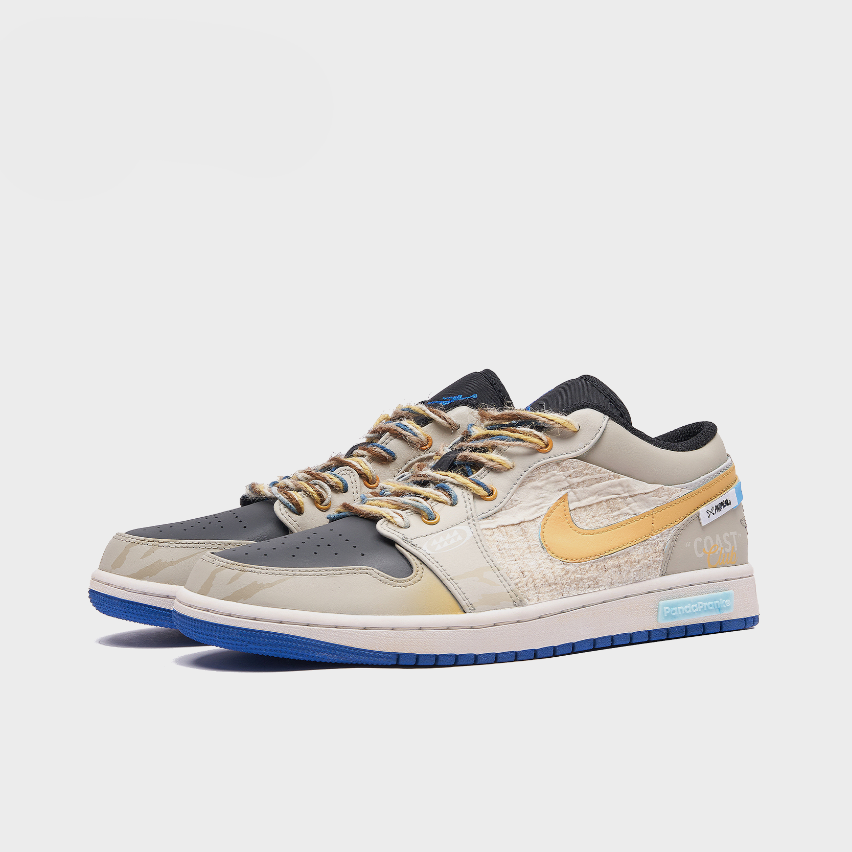 Warm Current - Men's Jordan 1 Low Custom