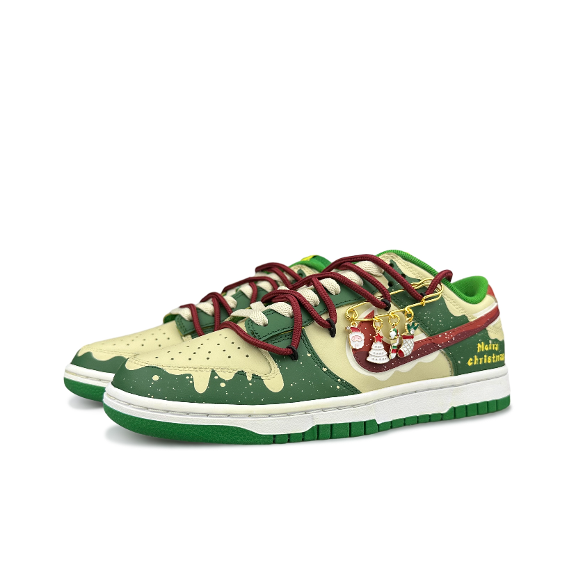 [Custom Christmas Dream Tour] Dunk Skateboarding Shoes Unisex Low-top