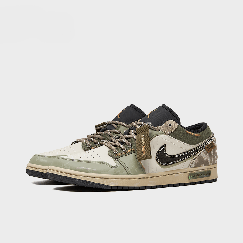 Pine forest - Men's Air Jordan 1 Low Custom