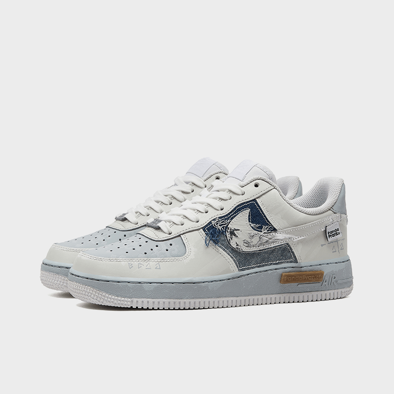 White Mist - Men's Air Force 1 Low Custom