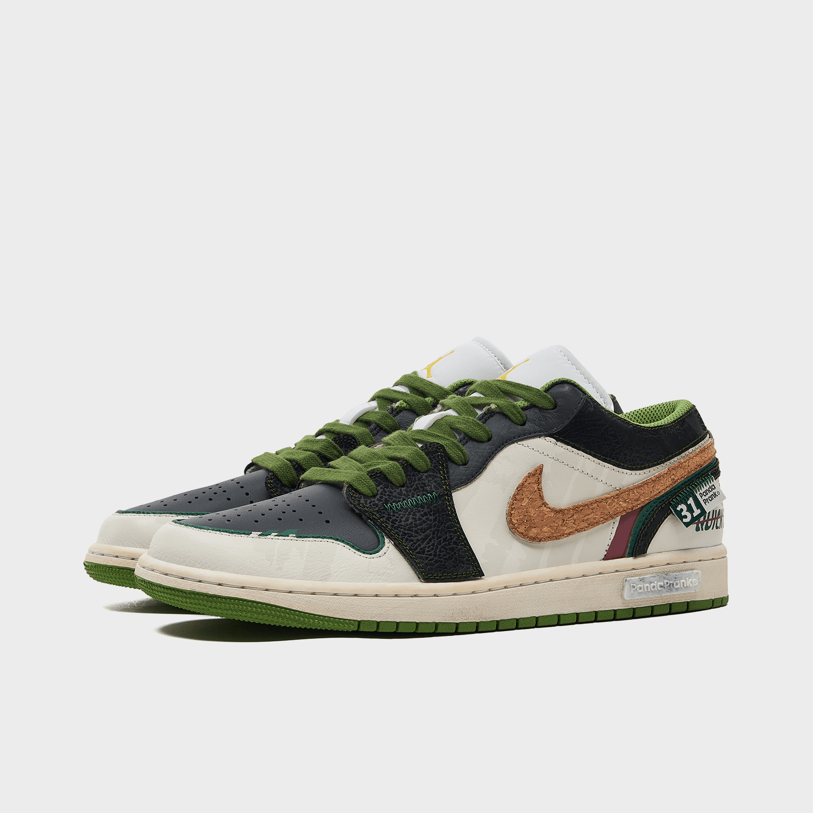 Twilight Green Mountain - Men's Jordan 1 Low Custom