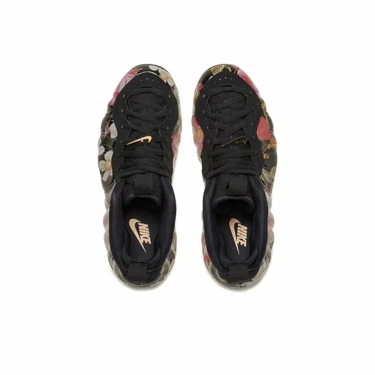 [Custom Floral PU] Foamposite One Mid-top Retro Basketball Shoes Unisex