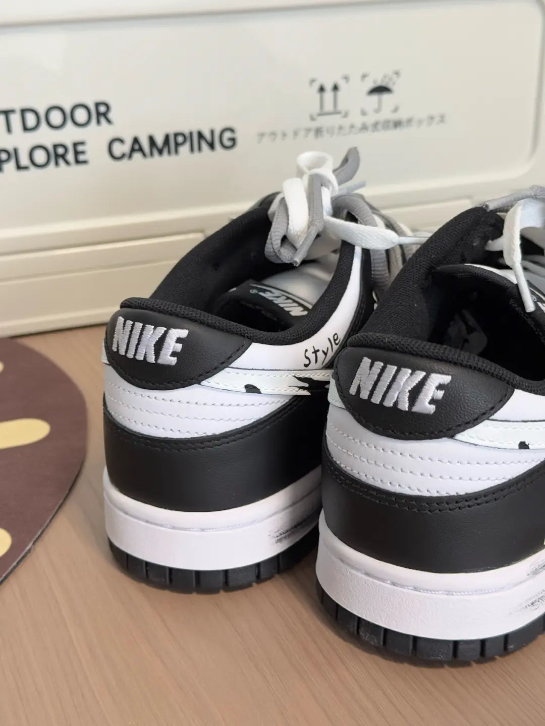 [Custom General energy]  Dunk Skateboarding Shoes Unisex Low-top White