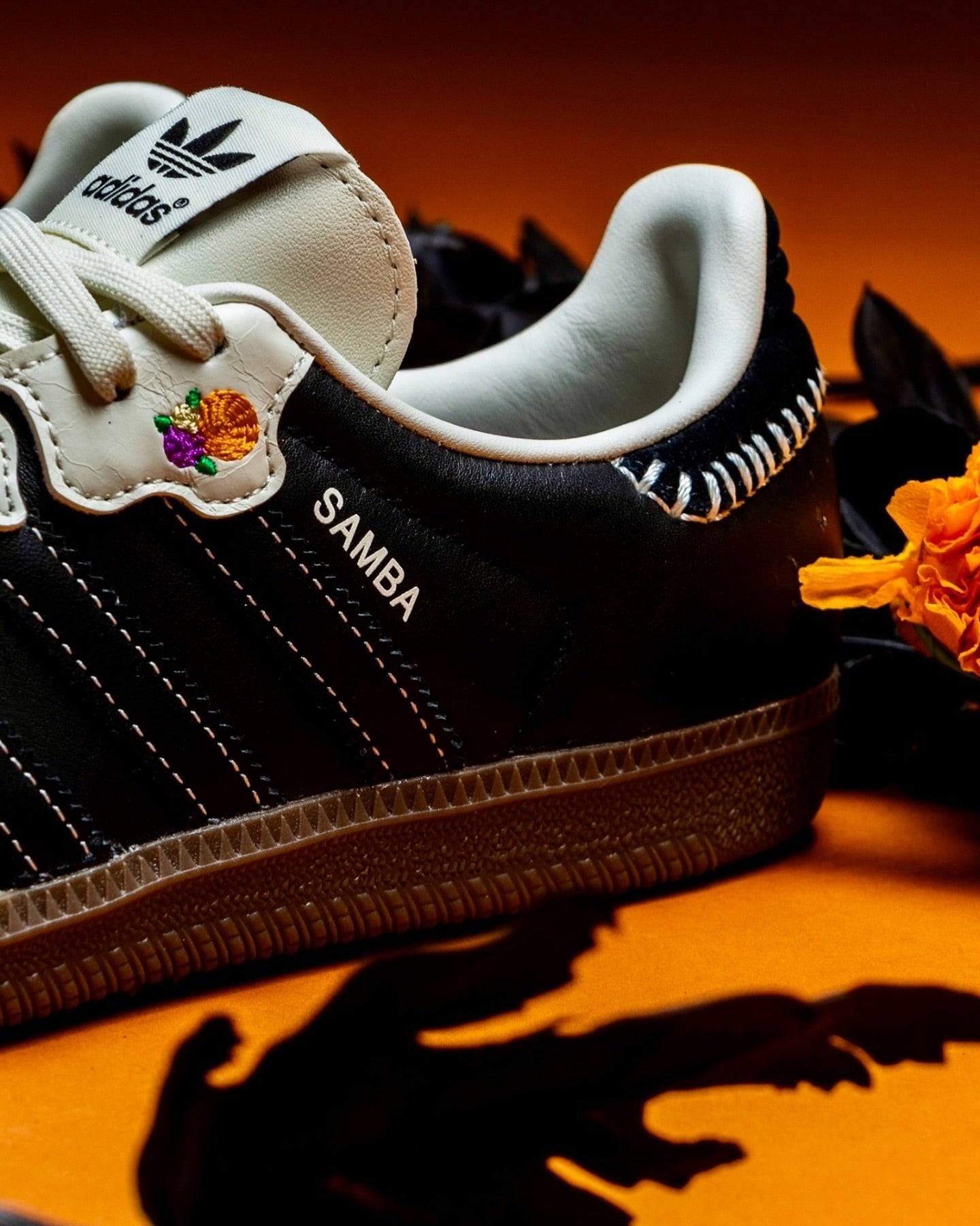 [Custom Day of the Dead - Gift For Couple/Bestie] originals SAMBA OG Low Top Halloween Series Black/White