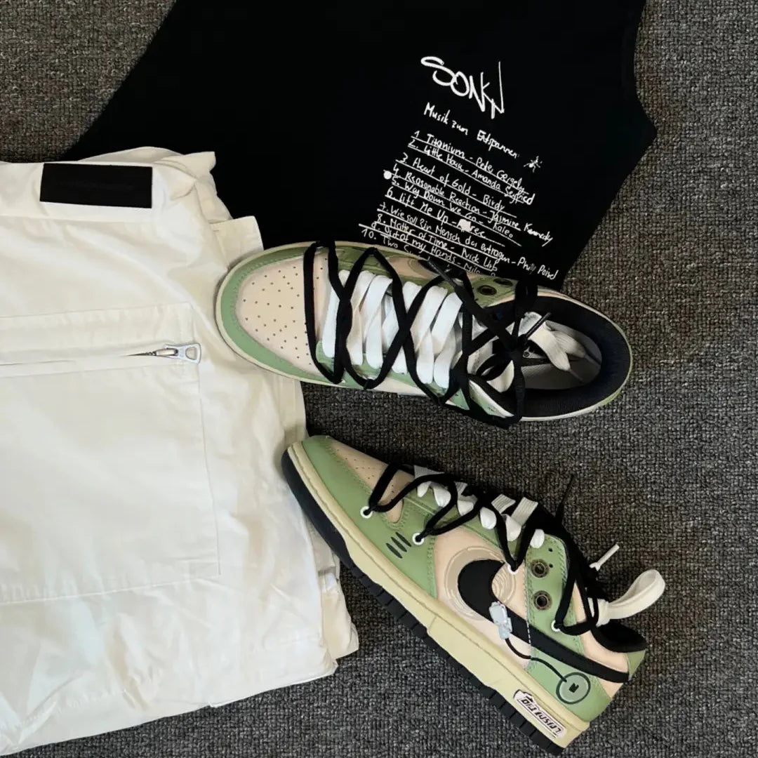 [Custom A voice -BOX]  Dunk Skateboarding Shoes Unisex