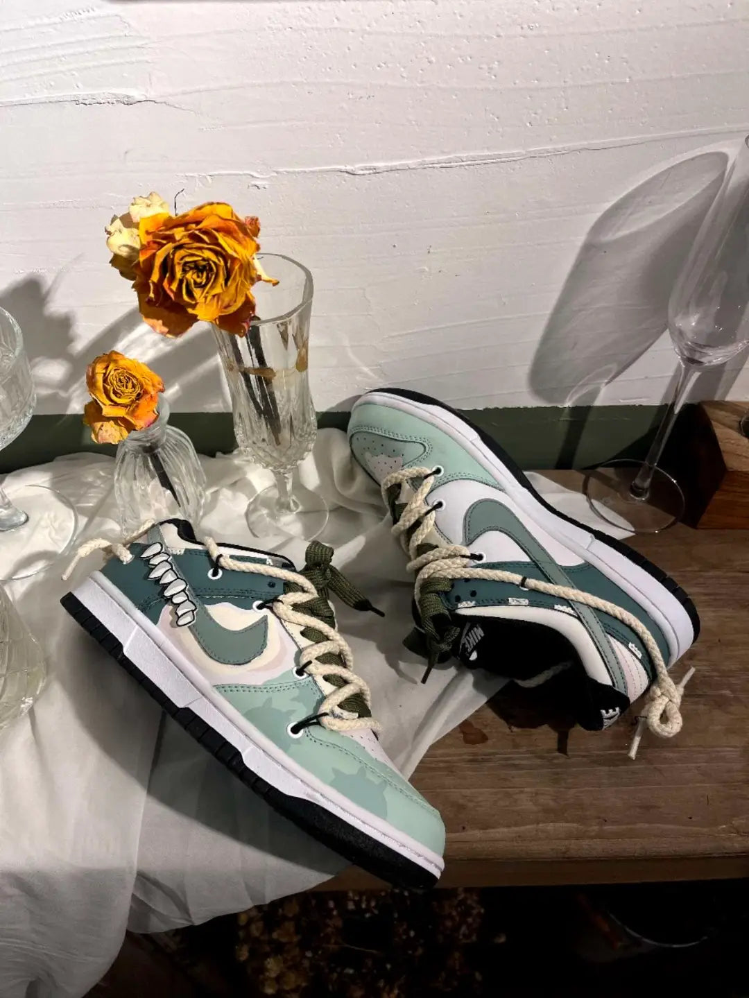 [Custom Female Tea Language S-BOX]  Dunk Skateboarding Shoes Women's